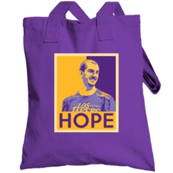 Alex Caruso Hope Poster Los Angeles L Basketball Player Fan Totebag