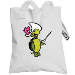 Touche Turtle Hanna Barbera Cartoon Poster Fan Totebag