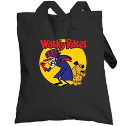 Wacky Races Boy And Dog Hanna Barbera Cartoon Poster Fan Totebag