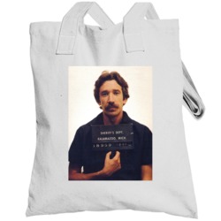 Tim Allen Retro Arrested Celebrity Mugshot Vintage Grunge Look Totebag