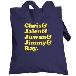 Chris Jalen Juwan Jimmy And Ray University Of Michigan Fab Five Basket