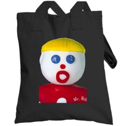 Mr Bill Vintage Cartoon Raglan Totebag