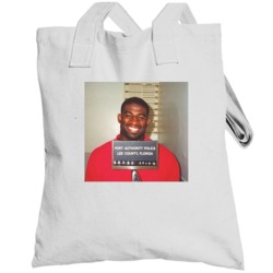 Deion Sanders Athlete Celebrity Mugshot Vintage Grunge Look Fan Toteba