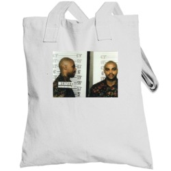 Charles Barkley Athlete Celebrity Mugshot Vintage Grunge Look Fan Tote