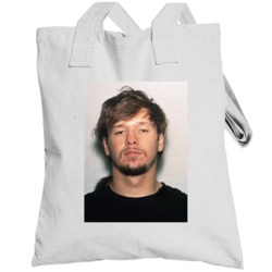 Donnie Wahlberg Celebrity Mugshot Vintage Grunge Look Fan Totebag