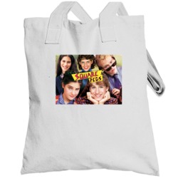 Square Pegs Popular 80s Retro Tv Show Fan Totebag