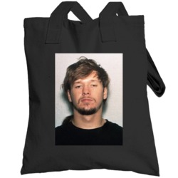 Donnie Wahlberg Celebrity Mugshot Vintage Grunge Look Fan Raglan Toteb