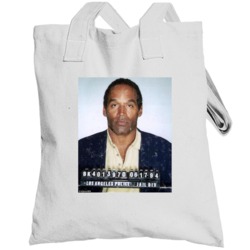 Oj Simpson Controversial Celebrity 1994 Mug Shot Distressed Look Toteb