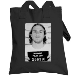 Jax Teller Mug Shot Sons Of Anarchy Popular Tv Show Fan Raglan Totebag