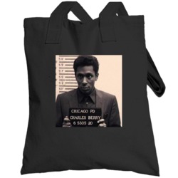 Chuck Berry Mug Shot Legendary Musician Fan T Totebag