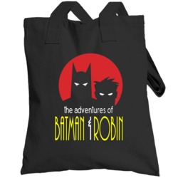 Adventures Of Batman And Robin Fan Totebag