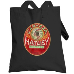 Hatuey Beer Vintage Cuban Beer Label Beer Lovers Totebag