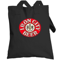Iron City Beer Pittsburgh Retro Distressed Look Beer Lovers Totebag