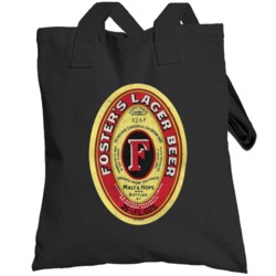Fosters Lager Beer Vintage Australian Beer Label Totebag