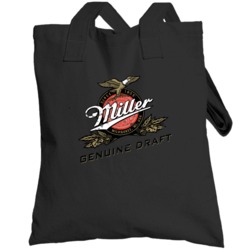 Miller Genuine Draft Mgd American Beer Logo Label Drinking Totebag