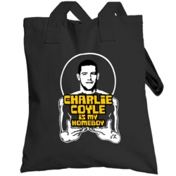 Charlie Coyle Is My Homeboy Funny Boston Hockey Totebag