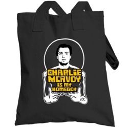 Charlie Mcavoy Is My Homeboy Funny Boston Hockey Totebag