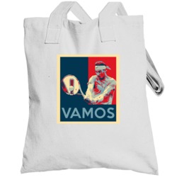 Raphael Nadal Vamos Hope Poster Tennis Player Fan Long Sleeve Totebag