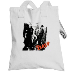The Clash Debut Album British Punk Band Music Fan Totebag