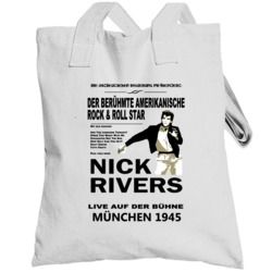 Nick Rivers Band Poster Fictional Band Top Secret Movie Fan Totebag