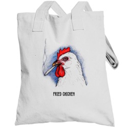 Fried Chicken Drawing Totebag