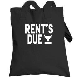 Rent's Due Training Workout Gym The Rock Fan Totebag