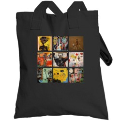 Jean Michel Basquiat Art Paintings Trendy Artsy Totebag