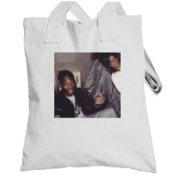 Snoop Dogg Kurt Cobain Retro Musician Rapper Guitarist Fan Totebag