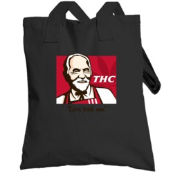 Tommy Chong Thc Kfc Chicken Weed Parody Marijuana Lovers Raglan Toteba
