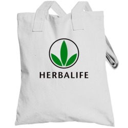 Herbalife Logo Cannabis Weed Totebag