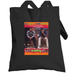 Friday Ice Cube Chris Tucker Vintage Movie Poster Fan Totebag