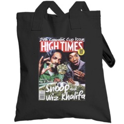 Wiz Khalifa And Snoop Mac And Devin High Times Magazine Stoner Totebag