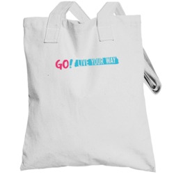 Go Live Your Way Netflix Television Series Fan Totebag