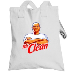 Mr Clean Logo Cleaning Product Fan Totebag
