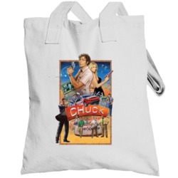 Chuck Spy Cult Tv Show Totebag