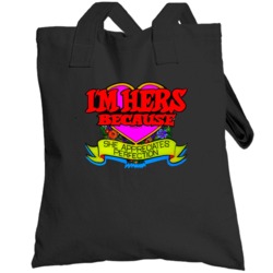 I'm Hers Because She Appreciates Perfection Vintage Totebag