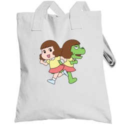 Dino Girl Gauko Television Show Fan Totebag