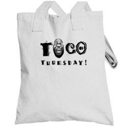 Lebron James Taco Tuesday Funny Basketball Fan Totebag