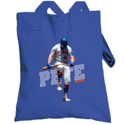 Pete Alonso New York Baseball Bat Snap Totebag