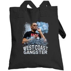 West Coast Gangster Nate Diaz Mma Fighter Totebag