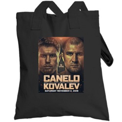 Canelo Vs Kovalev Light Heavyweight Fight Poster Distressed Look Fan T