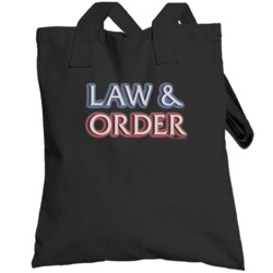 Law And Order 90s Tv Show Drama Totebag