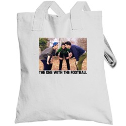 Friends The One With The Football Episode Retro Tv Show Fan Totebag