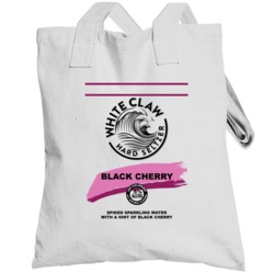 White Claw Black Cherry Hard Seltzer Halloween Costume Totebag