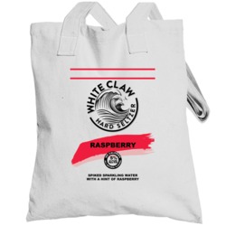 White Claw Raspberry Hard Seltzer Halloween Costume Totebag