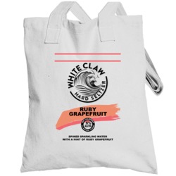 White Claw Ruby Grapefruit Hard Seltzer Halloween Costume Totebag