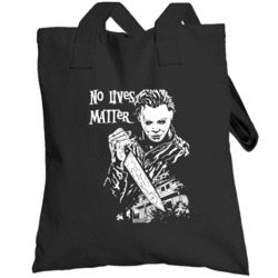 Mike Myers No Lives Matter Halloween Horror Movie Lover Totebag