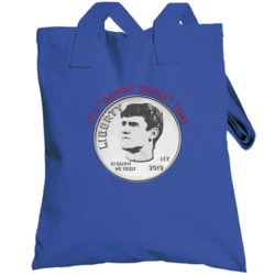 Daniel Jones It's Danny Dimes Time New York G Football Fan Totebag