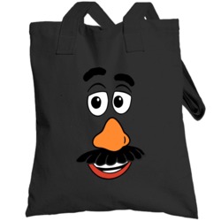 Mr Potato Head Face Couples Halloween Costume Totebag