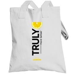 Truly Hard Seltzer Lemon Halloween Costume Alcohol Drink Totebag
